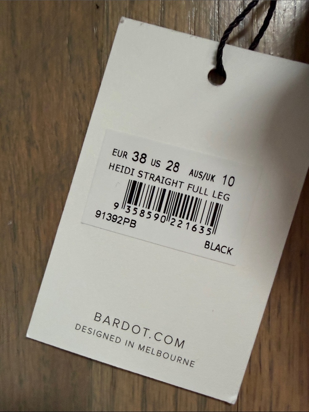 Bardot Black Heidi High-Rise Straight Leg Jeans - 28 - Picture 5 of 9